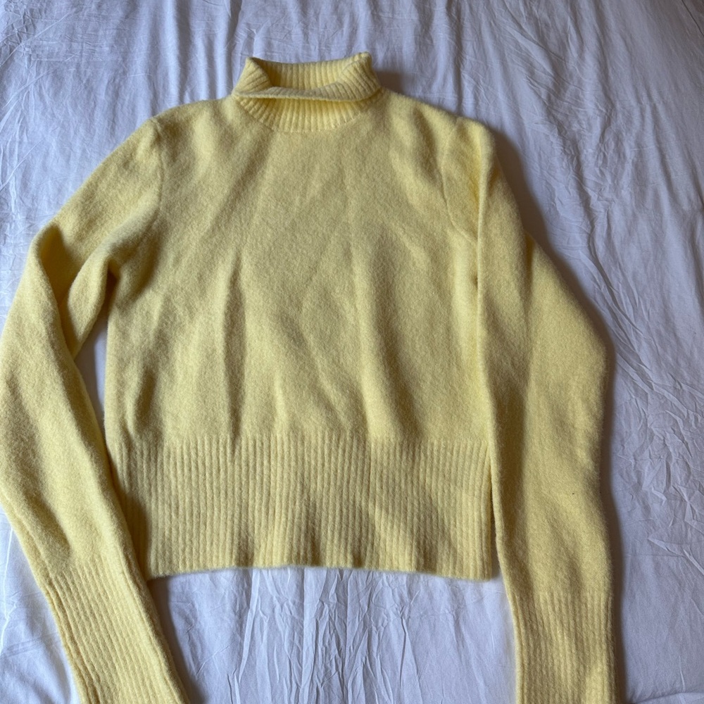 Butter Yellow Zara turtleneck